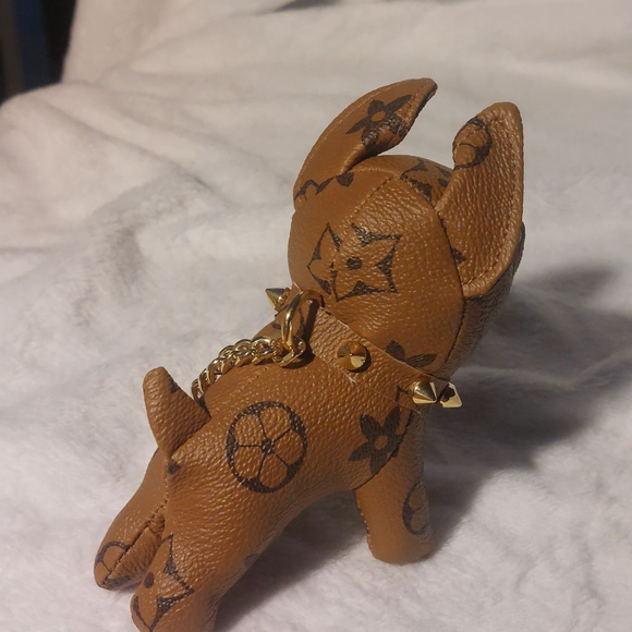 Beautiful Brown and Black Frenchie Puppy bag charm - Picture 3 of 4
